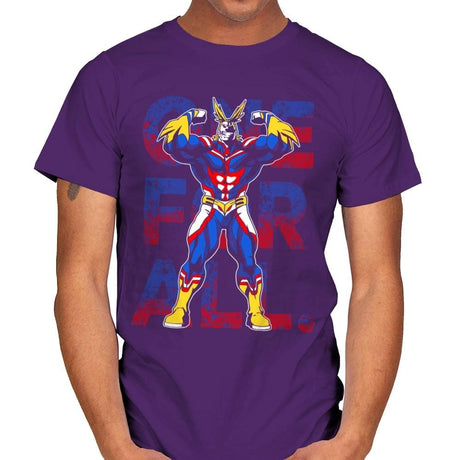 One For All - Mens T-Shirts RIPT Apparel Small / Purple