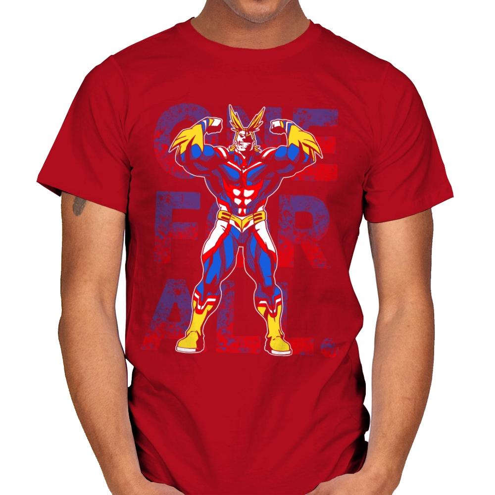 One For All - Mens T-Shirts RIPT Apparel Small / Red
