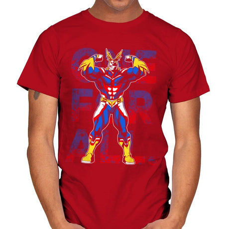 One For All - Mens T-Shirts RIPT Apparel Small / Red