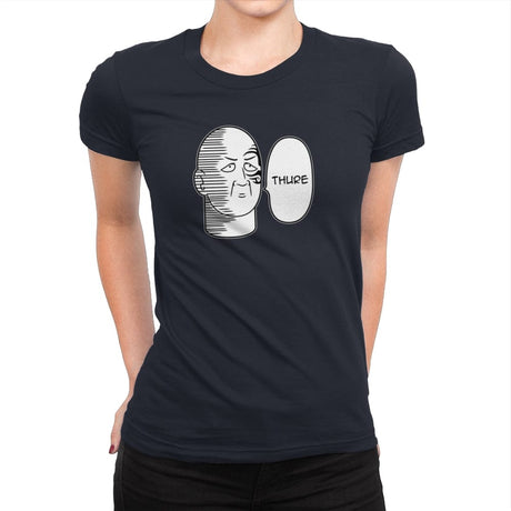 One KO Man - Womens Premium T-Shirts RIPT Apparel Small / Midnight Navy