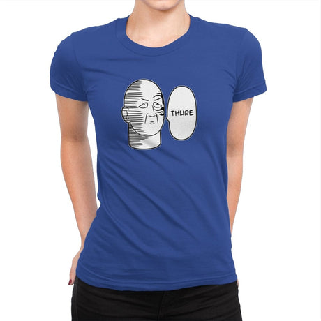 One KO Man - Womens Premium T-Shirts RIPT Apparel Small / Royal