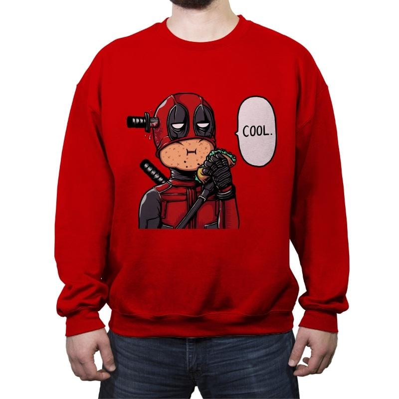 One Merc Mouth - Crew Neck Sweatshirt Crew Neck Sweatshirt RIPT Apparel Small / Red