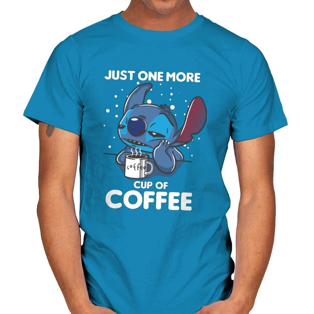 One More Coffee - Mens T-Shirts RIPT Apparel