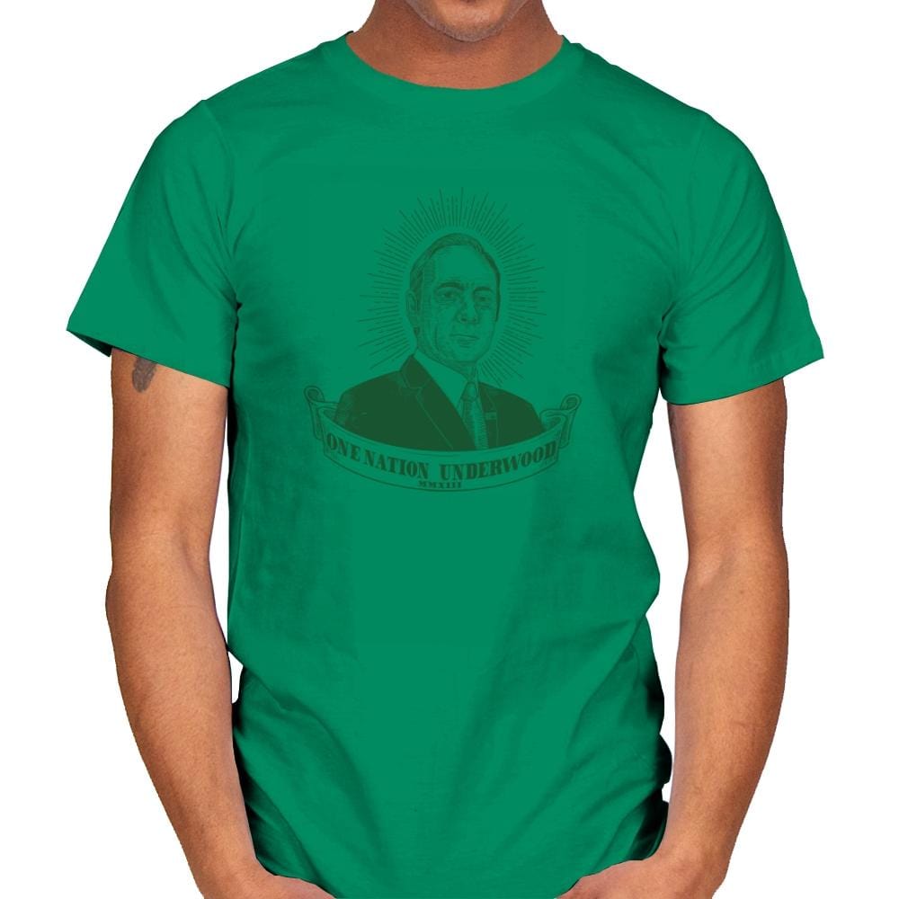 One Nation Underwood Exclusive - Mens T-Shirts RIPT Apparel Small / Kelly Green
