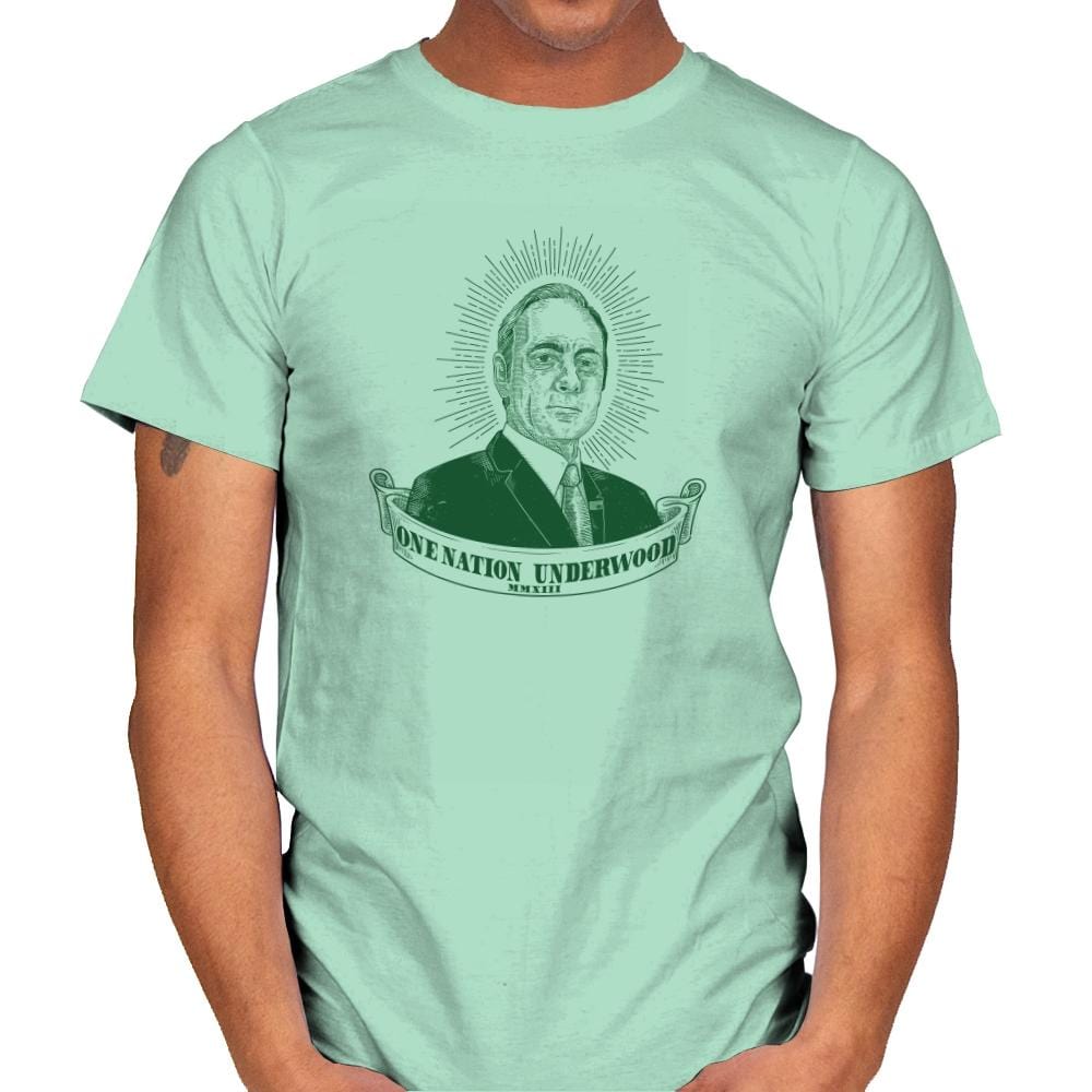 One Nation Underwood Exclusive - Mens T-Shirts RIPT Apparel Small / Mint Green