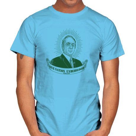 One Nation Underwood Exclusive - Mens T-Shirts RIPT Apparel Small / Sky