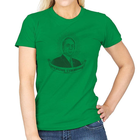 One Nation Underwood Exclusive - Womens T-Shirts RIPT Apparel Small / Irish Green