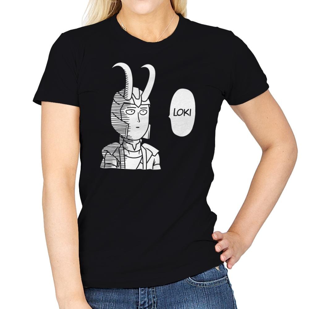 One Punch Loki - Womens T-Shirts RIPT Apparel Small / Black
