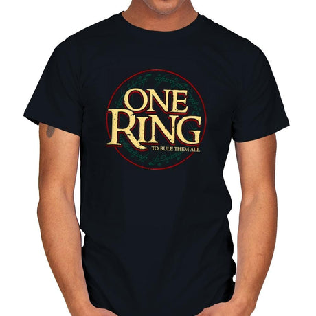 One Ring - Mens T-Shirts RIPT Apparel Small / Black