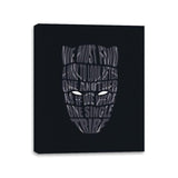 One Single Tribe - Canvas Wraps Canvas Wraps RIPT Apparel 11x14 / Black