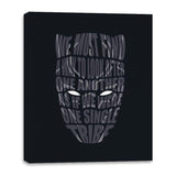 One Single Tribe - Canvas Wraps Canvas Wraps RIPT Apparel 16x20 / Black