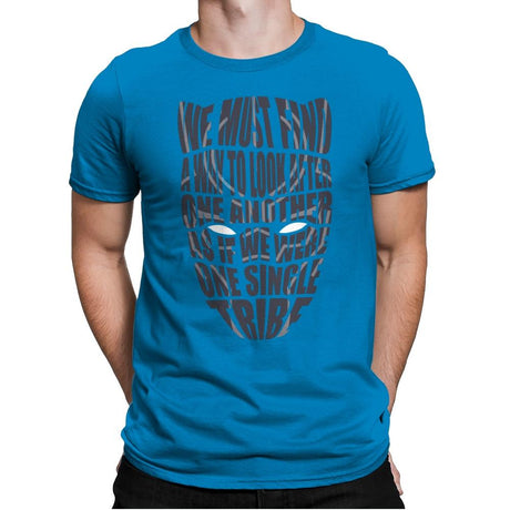 One Single Tribe - Mens Premium T-Shirts RIPT Apparel Small / Turqouise