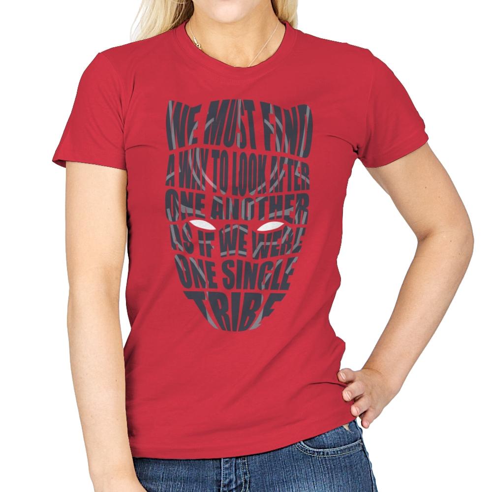 One Single Tribe - Womens T-Shirts RIPT Apparel Small / Red