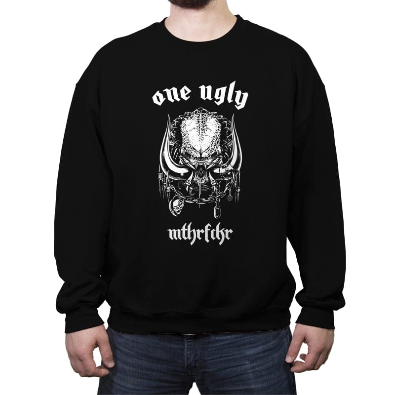 One Ugly - Crew Neck Sweatshirt Crew Neck Sweatshirt RIPT Apparel Small / Black