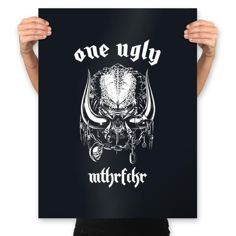 One Ugly - Prints Posters RIPT Apparel 18x24 / Black