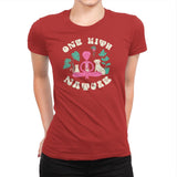 One with Nature - Womens Premium T-Shirts RIPT Apparel Small / Red