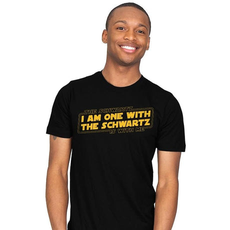 One With The Schwartz - Mens T-Shirts RIPT Apparel Small / Black