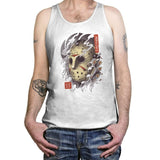 Oni Jason Mask - Tanktop Tanktop RIPT Apparel X-Small / White