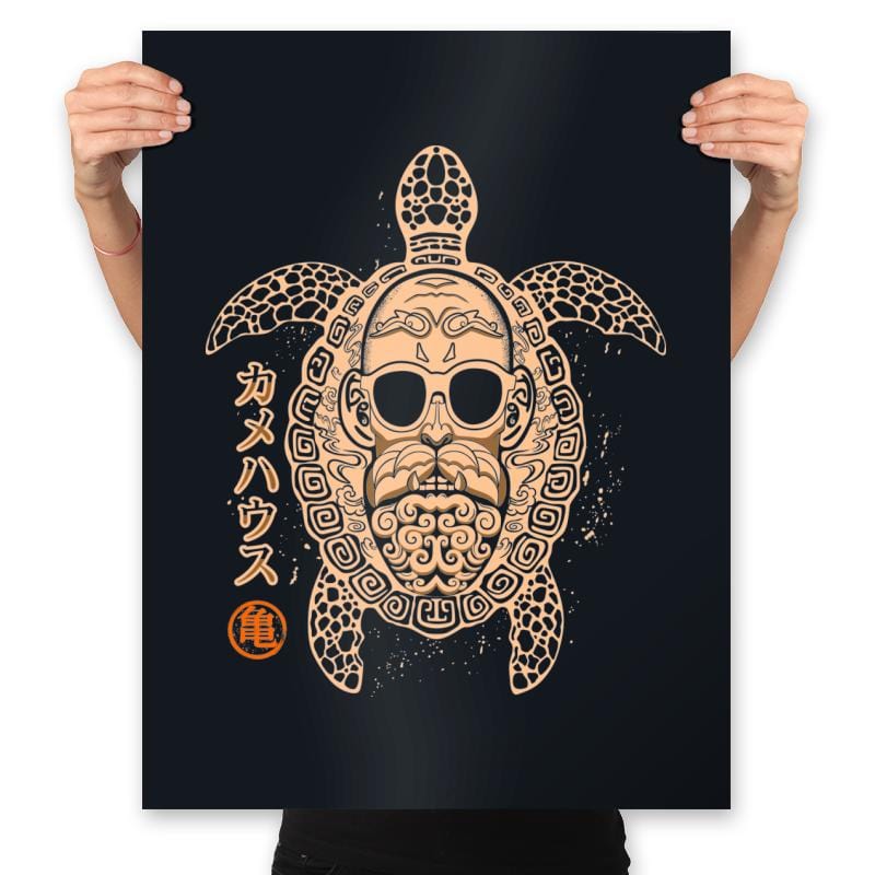 Oni Master Roshi - Prints Posters RIPT Apparel 18x24 / Black