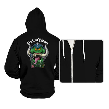 Onion Head - Hoodies Hoodies RIPT Apparel Small / Black