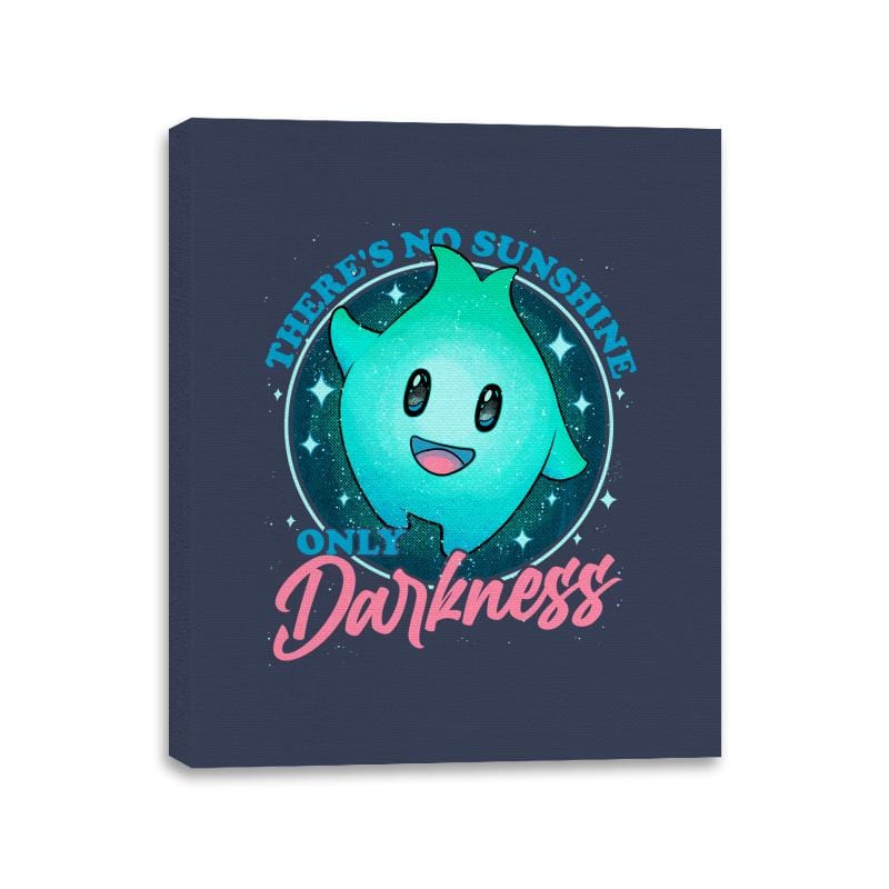 Only Darkness - Best Seller - Canvas Wraps Canvas Wraps RIPT Apparel 11x14 / Navy