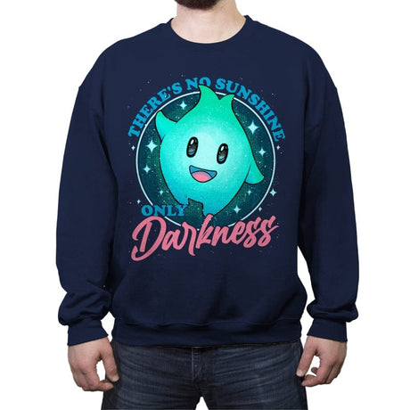 Only Darkness - Best Seller - Crew Neck Sweatshirt Crew Neck Sweatshirt RIPT Apparel Small / Navy