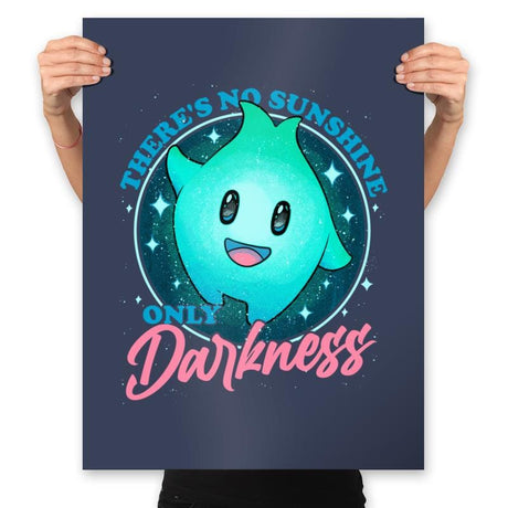 Only Darkness - Best Seller - Prints Posters RIPT Apparel 18x24 / Navy
