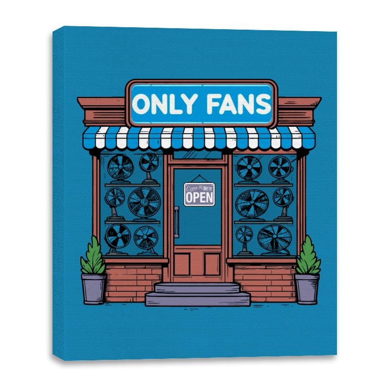 Only Fans Store - Canvas Wraps Canvas Wraps RIPT Apparel 16x20 / Sapphire