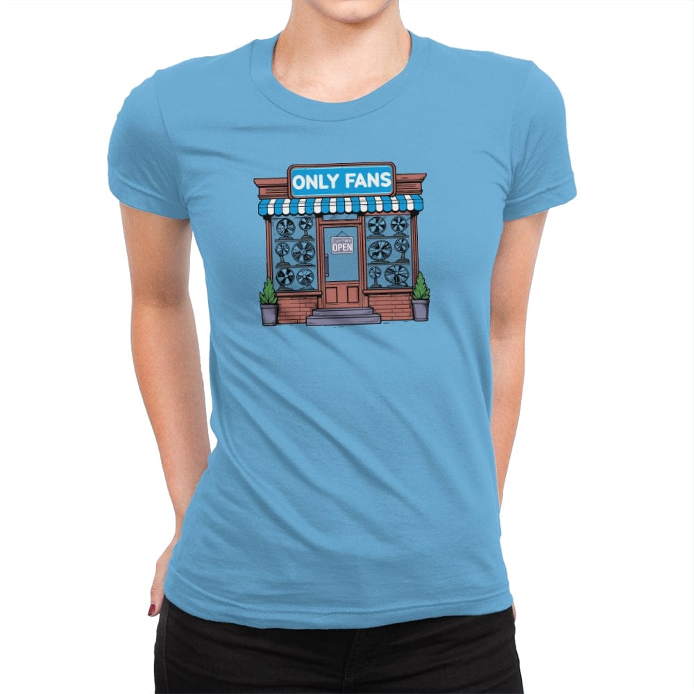Only Fans Store - Womens Premium T-Shirts RIPT Apparel Small / Turquoise