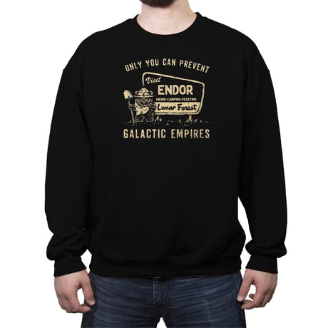 Only You Can Prevent Galactic Empires - Crew Neck Sweatshirt Crew Neck Sweatshirt RIPT Apparel Small / Black