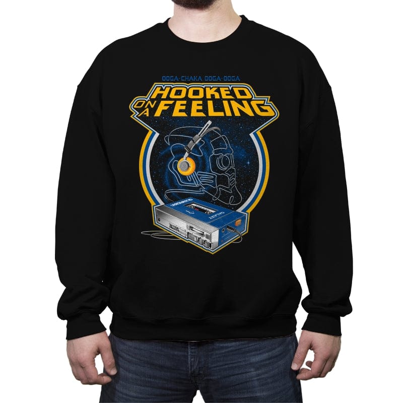 Ooga Chaka - Crew Neck Sweatshirt Crew Neck Sweatshirt RIPT Apparel Small / Black