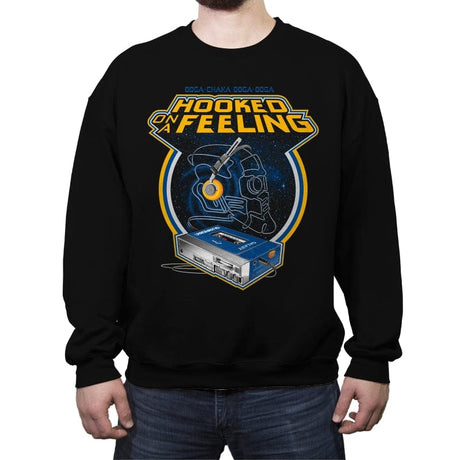 Ooga Chaka - Crew Neck Sweatshirt Crew Neck Sweatshirt RIPT Apparel Small / Black