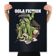 Oola Fiction - Prints Posters RIPT Apparel 18x24 / Black