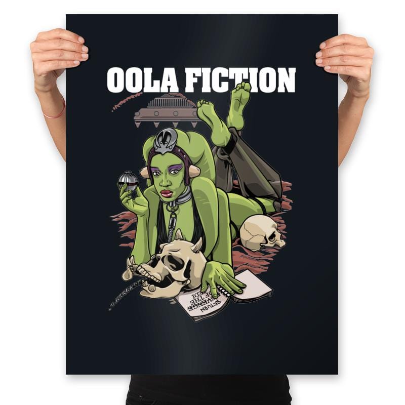 Oola Fiction - Prints Posters RIPT Apparel 18x24 / Black