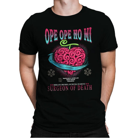 Ope Ope No Mi Devil Fruit - Mens Premium T-Shirts RIPT Apparel Small / Black