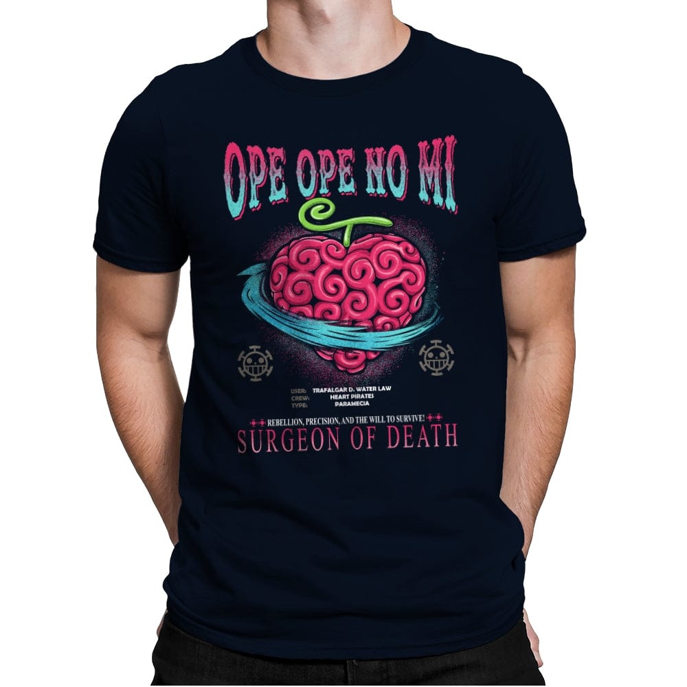 Ope Ope No Mi Devil Fruit - Mens Premium T-Shirts RIPT Apparel Small / Midnight Navy