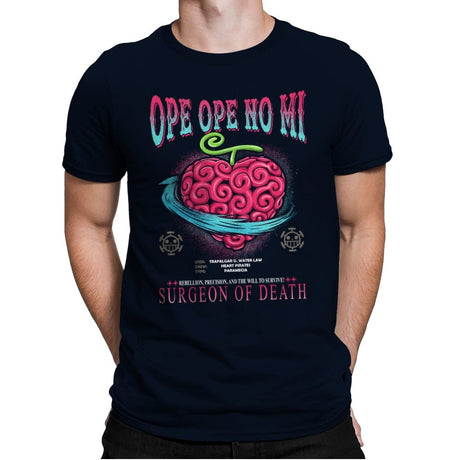 Ope Ope No Mi Devil Fruit - Mens Premium T-Shirts RIPT Apparel Small / Midnight Navy