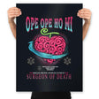 Ope Ope No Mi Devil Fruit - Prints Posters RIPT Apparel 18x24 / Black