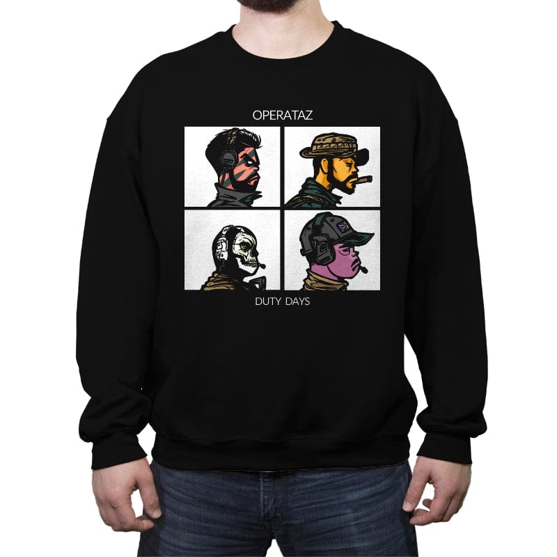 Operataz - Crew Neck Sweatshirt Crew Neck Sweatshirt RIPT Apparel Small / Black