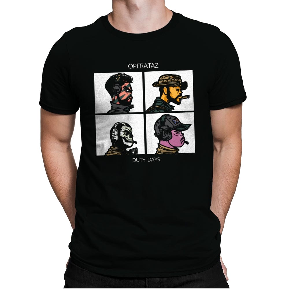 Operataz - Mens Premium T-Shirts RIPT Apparel Small / Black