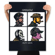 Operataz - Prints Posters RIPT Apparel 18x24 / Black