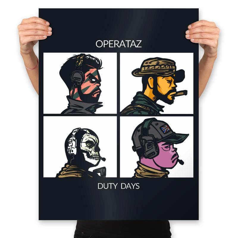 Operataz - Prints Posters RIPT Apparel 18x24 / Black