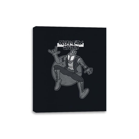 Operation Spidey - Canvas Wraps Canvas Wraps RIPT Apparel 8x10 / Black