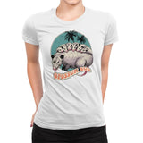 Opossum Bus - Womens Premium T-Shirts RIPT Apparel Small / White