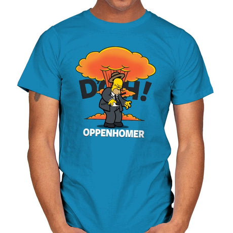 Oppenhomer - Mens T-Shirts RIPT Apparel Small / Sapphire