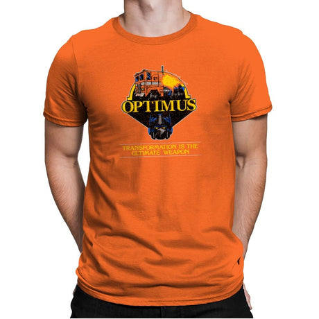 OptiMASK Prime Exclusive - Mens Premium T-Shirts RIPT Apparel Small / Classic Orange