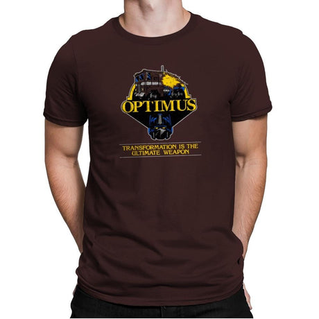 OptiMASK Prime Exclusive - Mens Premium T-Shirts RIPT Apparel Small / Dark Chocolate