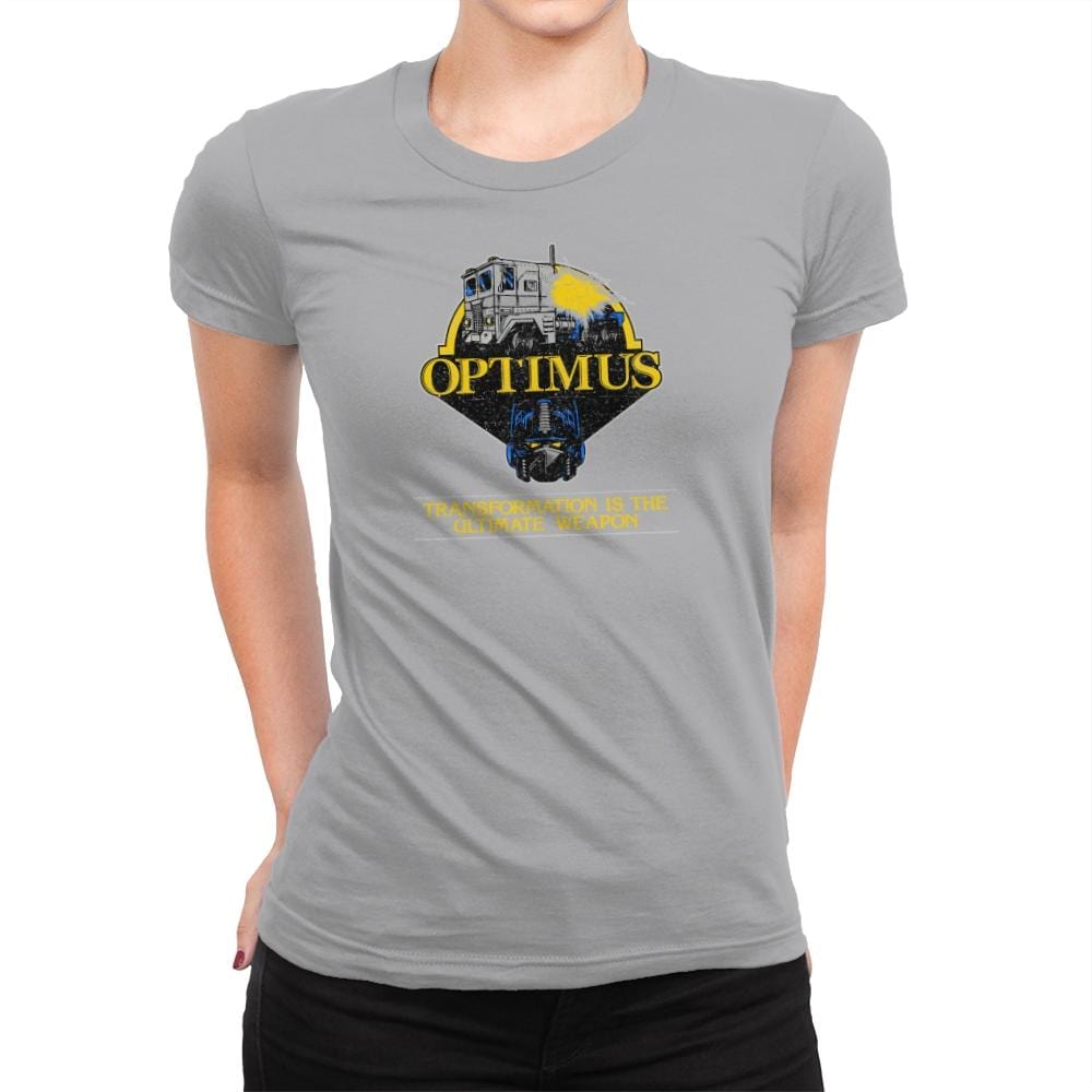 OptiMASK Prime Exclusive - Womens Premium T-Shirts RIPT Apparel Small / Heather Grey