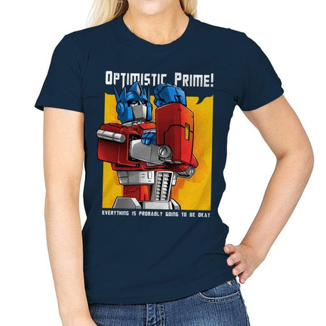 Optimistic - Womens T-Shirts RIPT Apparel Small / Navy
