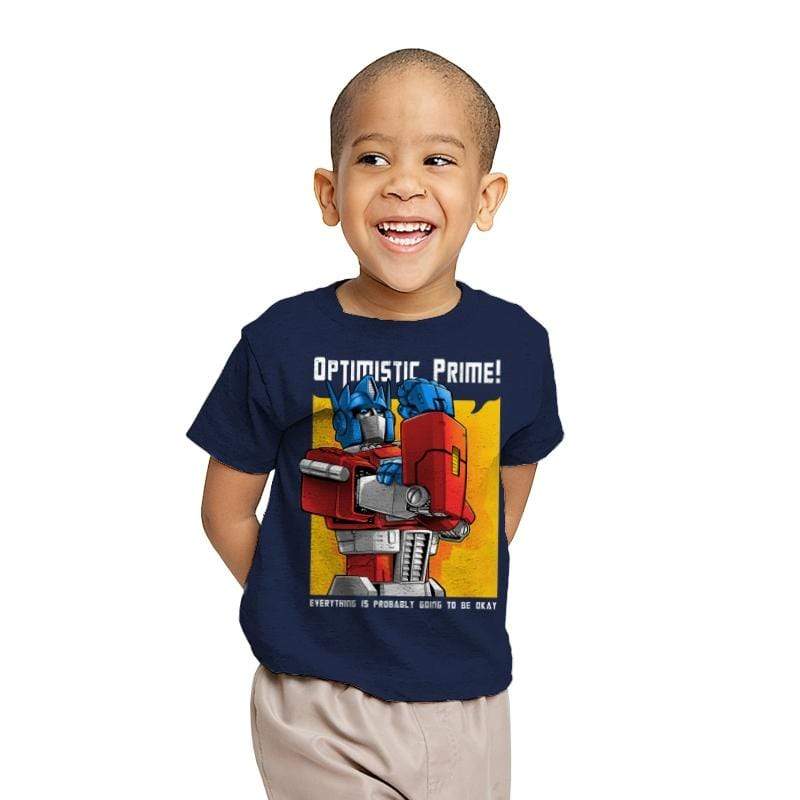 Optimistic - Youth T-Shirts RIPT Apparel X-small / Navy